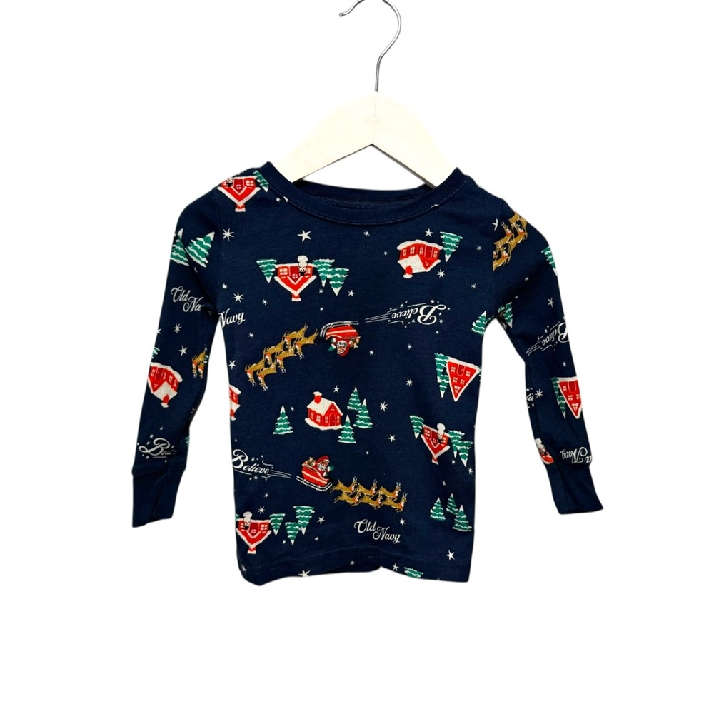 ⭐️ 5/$30 Old Navy Kids Xmas Pajama Set size 18-24 Months - Picture 2 of 5